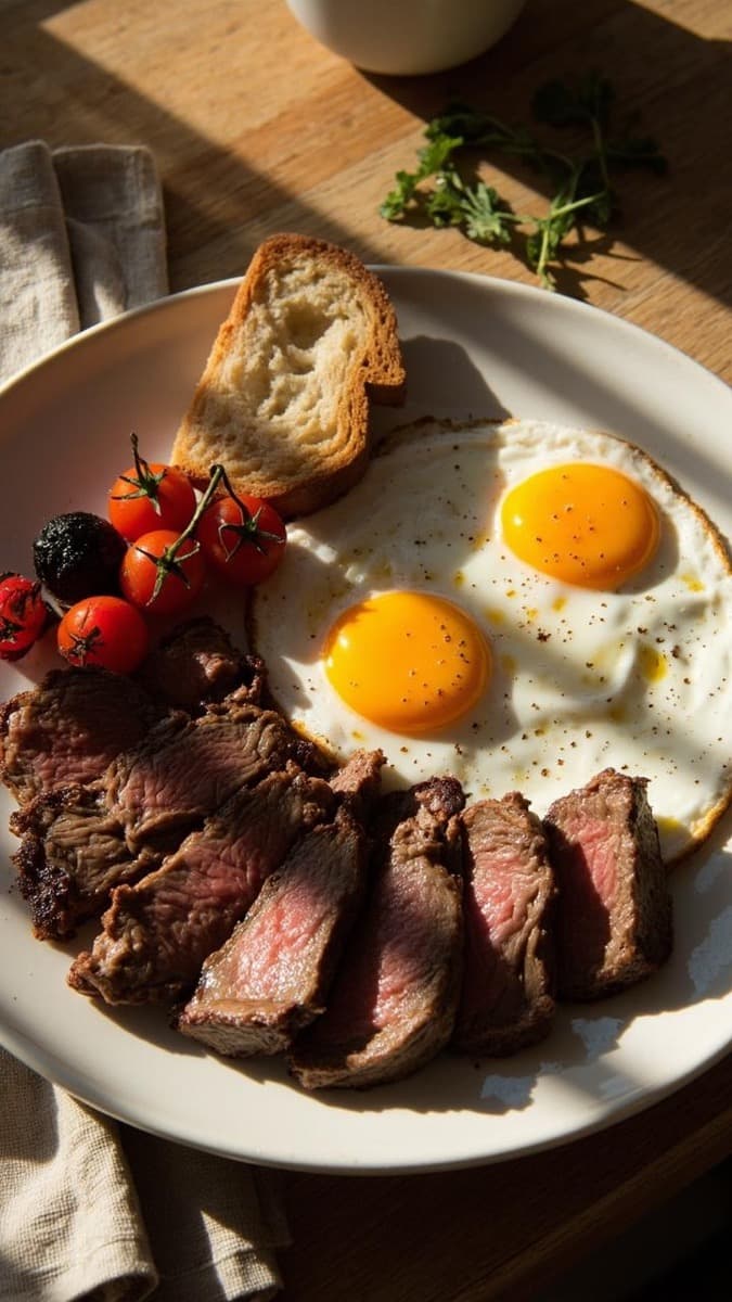 Hierro durante tu periodo: carne roja, huevos, legumbres — consulta a un médico antes de tomar pastillas
