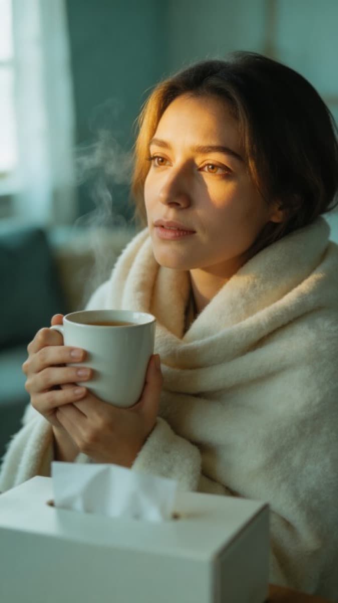 Entrenamiento mientras estás levemente enfermo: si es solo arriba del cuello, puedes caminar; fiebre significa descanso