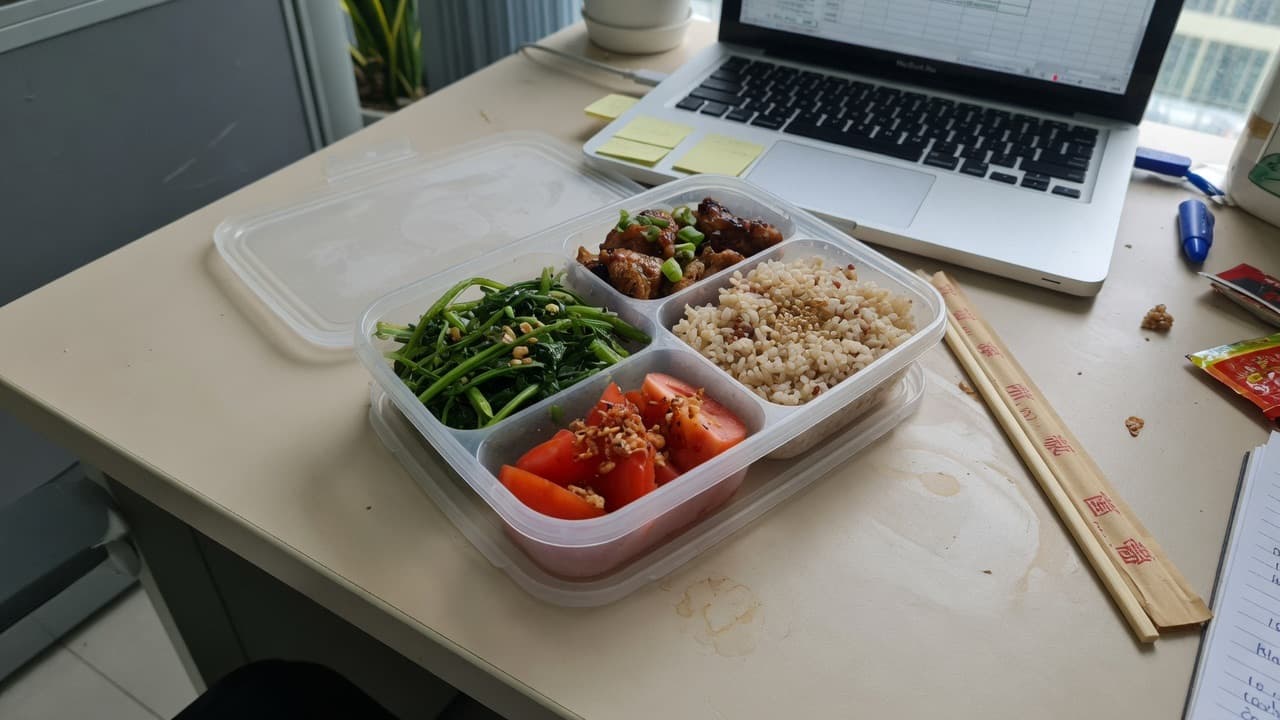 Office lunch boxes: 35–45 g protein, edible without a microwave