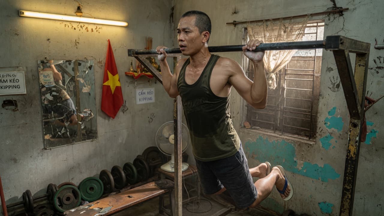 Pull-ups from dead hang to chin: 5 rungs, no reckless jumping ahead